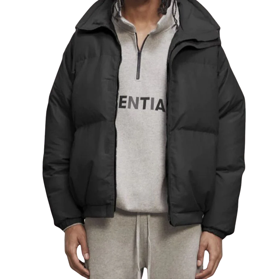 Fear Of God Essentials Puffer Jacket Black