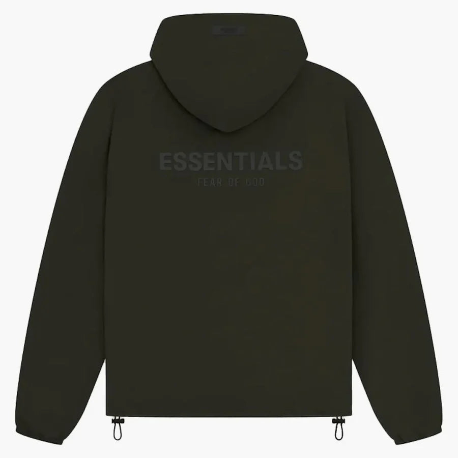 Fear Of God Essentials Fullzip Jacket Off Black