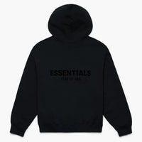 Fear Of God Essentials Pullover Chest Logo Hoodie Stretch Limo/black