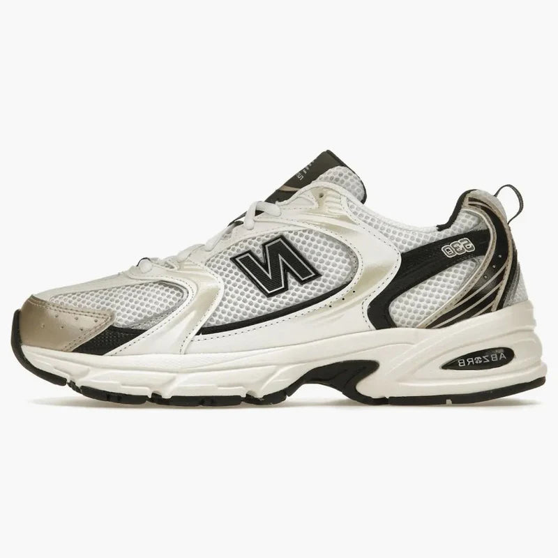 New Balance 530 White Light Gold Metallic