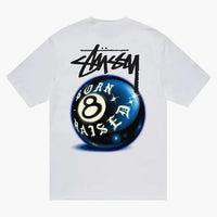 Stussy Born X Raised 8 Ball Tee White
