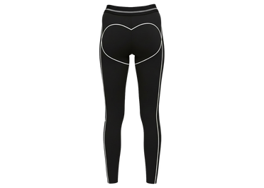 Alo Yoga Airbrush High-Waist 7/8 Heart Throb Legging Black/White