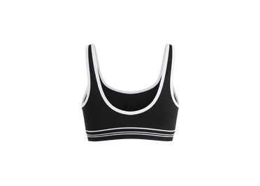 Alo Yoga Airbrush Heart Throb Bra Black
