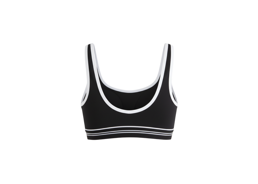 Soutien-gorge Alo Yoga Airbrush Heart Throb noir