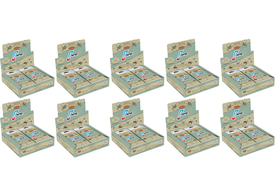 2024 Topps 206 NPB Baseball Hobby Box 10x Lot