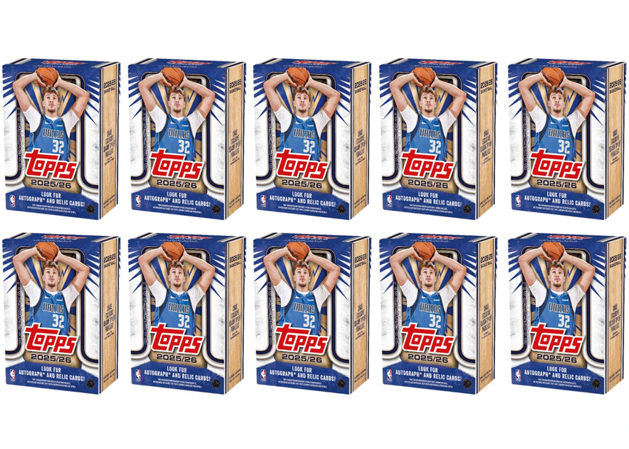 Lot de 10 boîtes de valeur Topps Basketball 2025/26