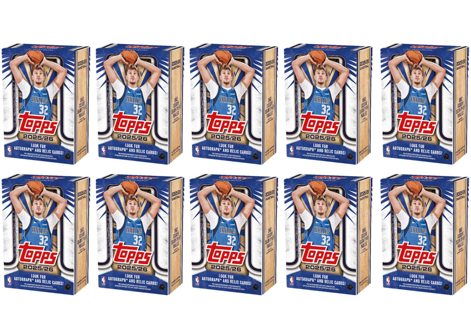 2025/26 Topps Basketball Value Box 10x Lot