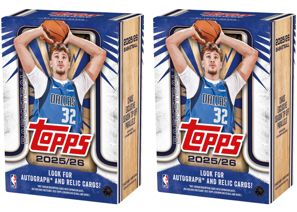 2025/26 Topps Basketball Value Box 2x Lot
