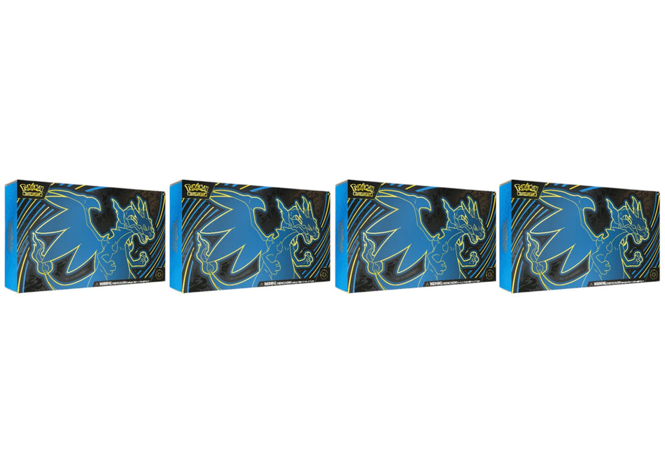 2025 Pokémon Mega Evolution Charizard X ex Ultra-Premium Collection 4x Lot