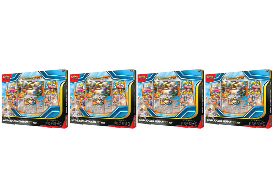 2025 Pokémon Mega Evolution Mega Kangaskhan ex Box 4x Lot