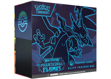 Coffret Dresseur d'élite Pokémon Center Mega Evolution Flammes Fantasmagoriques 2025