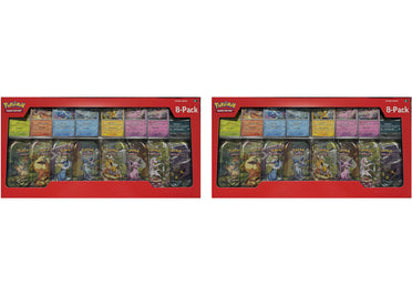 Lot de 2 mini-boîtes Pokémon Évolutions Prismatiques 2025 (exclusivité Costco) - 8 boîtes
