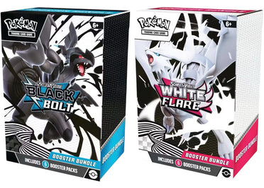 Pack de boosters Pokémon Écarlate et Violet Noir Éclair et Blanc Flamme (2025)