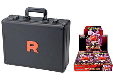 Coffret mallette Pokémon Écarlate et Violette Gloire de la Team Rocket 2025 (avec boîte de boosters)