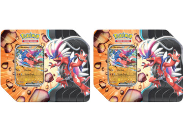 Lot de 2 boîtes Pokémon Scarlet &amp; Violet Journey Together Koraidon EX Slahing Legends