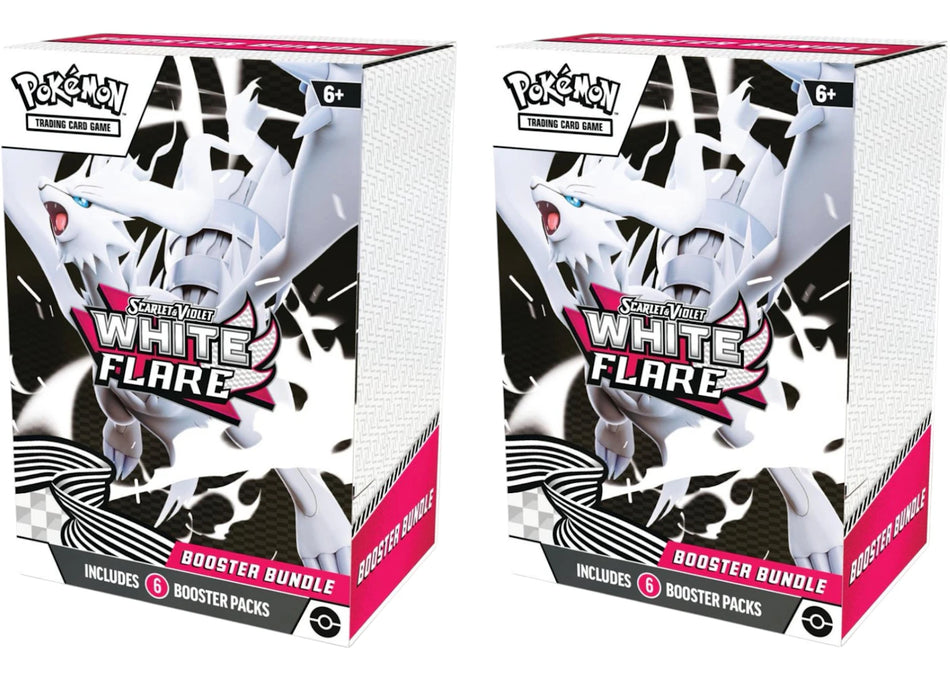 2025 Pokémon Scarlet & Violet White Flare Booster Bundle 2x Lot