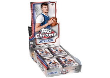 Boîte de collection Topps Chrome Basketball 2025-26
