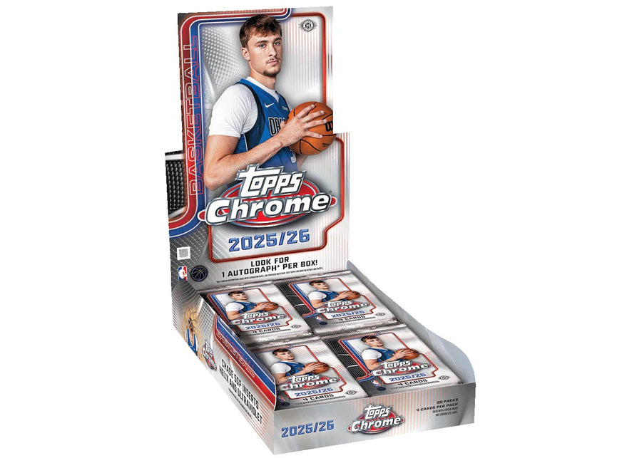 Boîte de collection Topps Chrome Basketball 2025-26