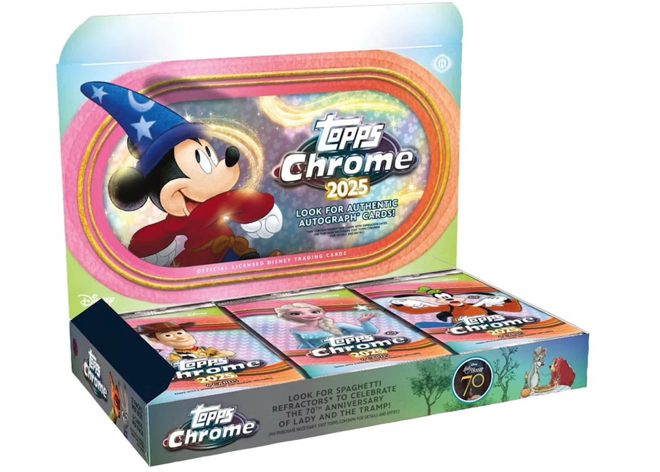 2025 Topps Chrome Disney Hobby Box