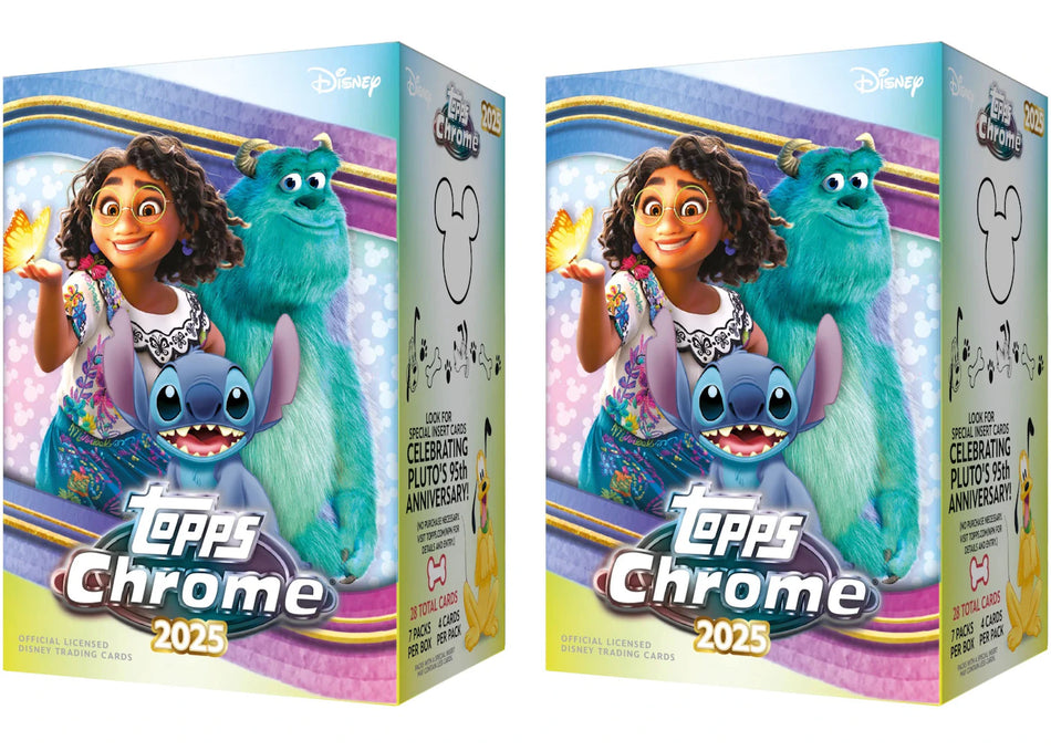 2025 Topps Chrome Disney Value Box 2x Lot