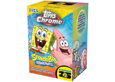 Coffret Blaster Topps Chrome SpongeBob 25e anniversaire 2025