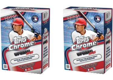 Lot de 2 boîtes de baseball Topps Chrome Update Series 2025