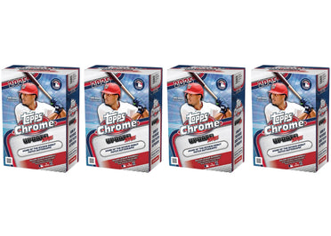 Lot de 4 boîtes de baseball Topps Chrome Update Series 2025