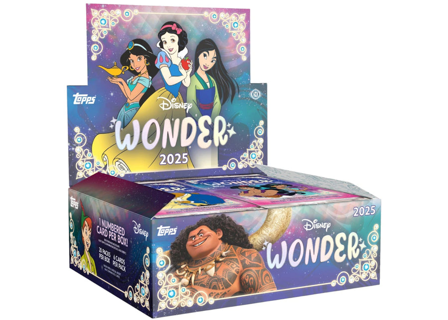 Boîte de collection Topps Disney Wonder 2025