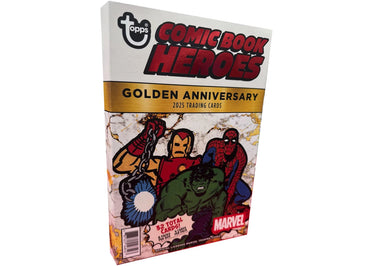 Coffret collector Topps Marvel Comic Book Heroes 2025, édition spéciale 50e anniversaire (1975).