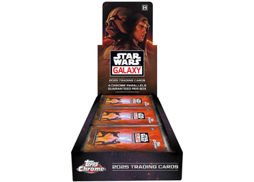 Boîte de collection Topps Star Wars Chrome Galaxy 2025