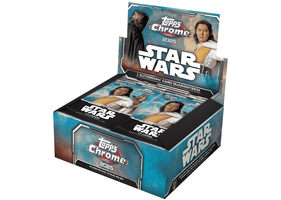 Boîte de collection chromée Topps Star Wars 2025