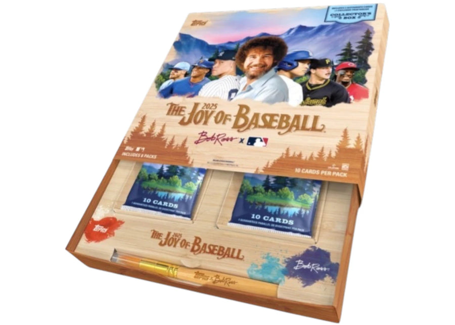 Coffret collector Topps x Bob Ross 2025 « La joie du baseball »