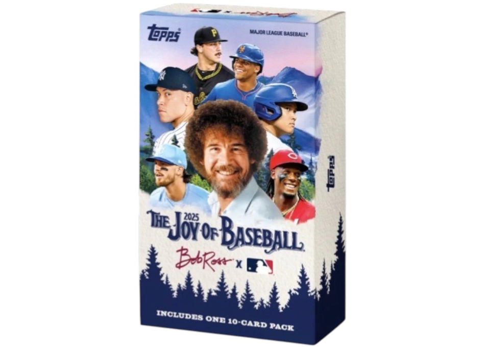 2025 Topps x Bob Ross The Joy of Baseball Happy Little Box