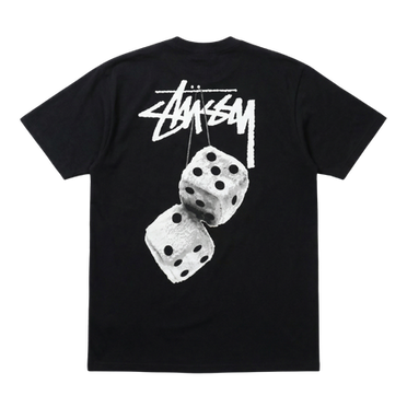 Stussy Fuzzy Dice Tee Black