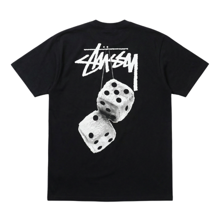 T-shirt Stussy Fuzzy Dice noir