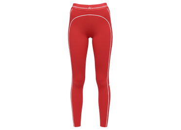 Alo Yoga Airbrush High-Waist 7/8 Heart Throb Legging Red/White