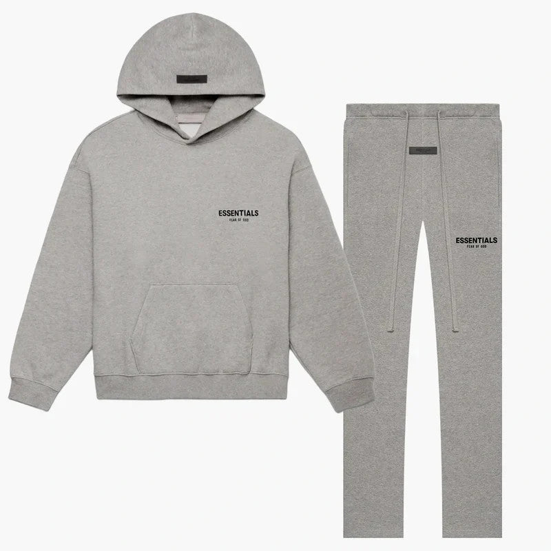 Fear of God Essentials (2022) Relaxed Dark Oatmeal - Set