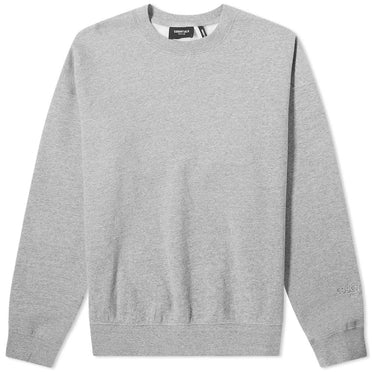 Fear Of God Essentials 3m Logo Crewneck Sweatshirt Light Heather Grey/black