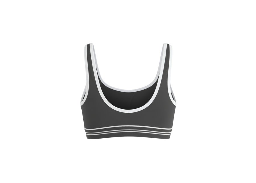Soutien-gorge Alo Yoga Airbrush Heart Throb Anthracite