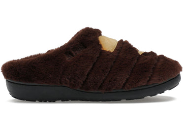 A Bathing Ape Ape Head Puffer Sandals Subu Brown