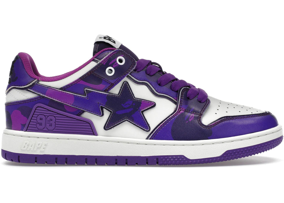 A Bathing Ape Bape SK8 Sta #1 M2 Purple Camo