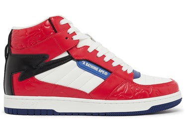 A Bathing Ape Bape Sta 88 Mid Red White Blue