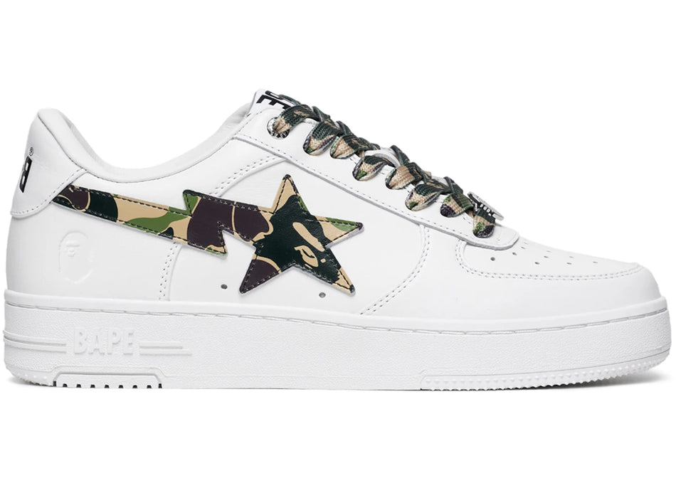 A Bathing Ape Bape Sta Low ABC Camo White Green (2025)