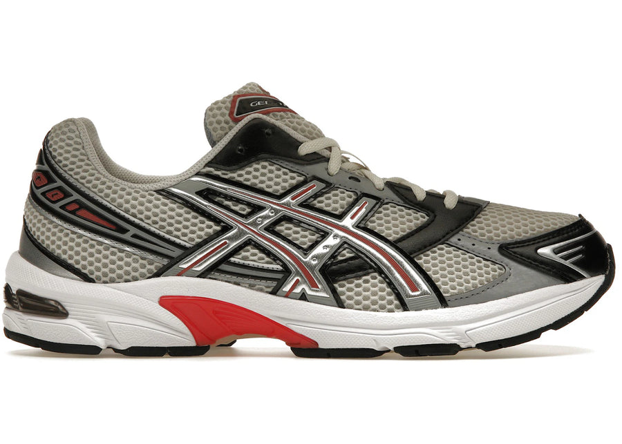 ASICS Gel-1130 Gris fumé Argent pur Rouge