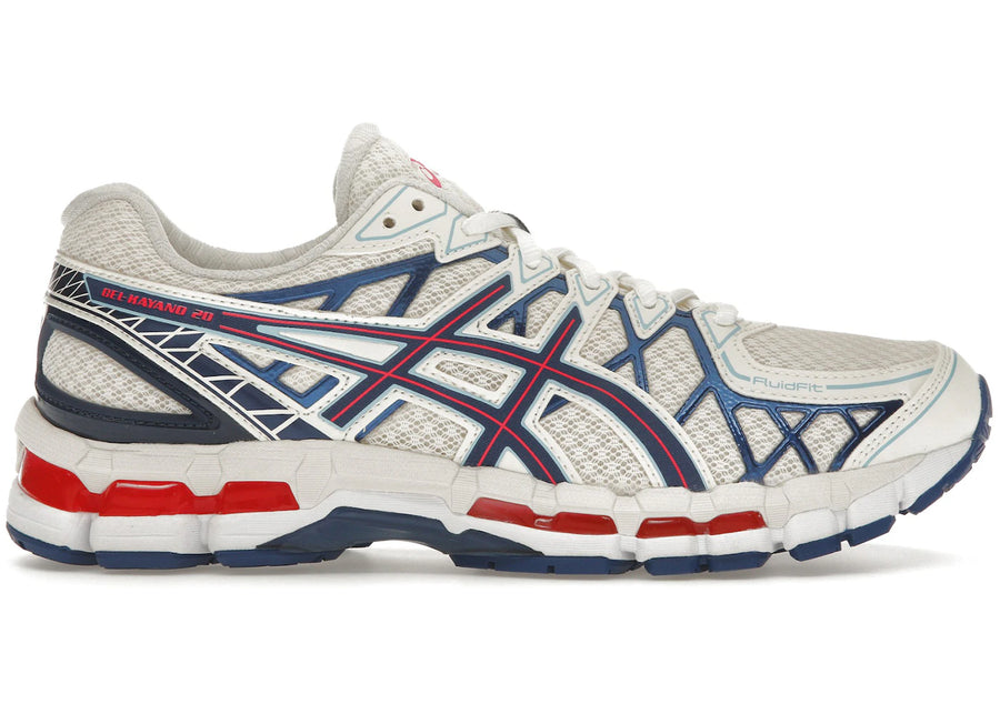 ASICS Gel-Kayano 20 Crème Bleu Rouge