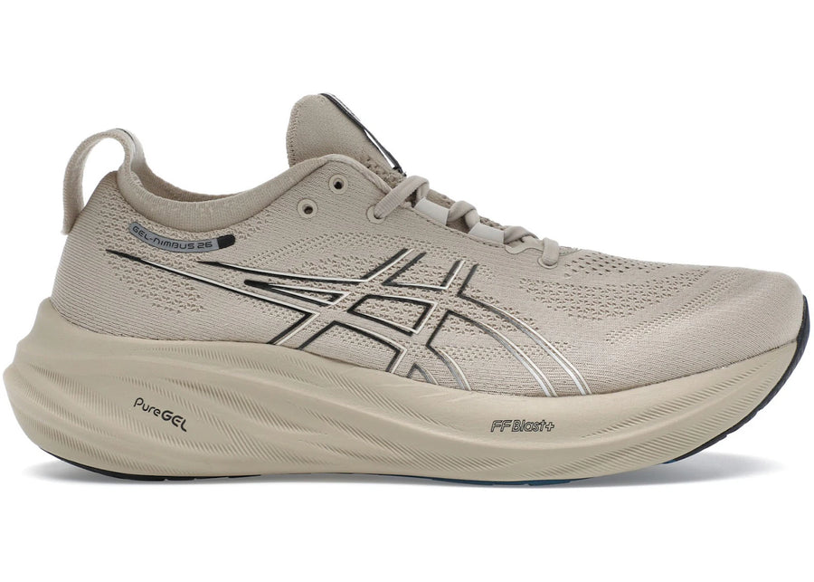 ASICS Gel-Nimbus 26 Gris Plume Noir