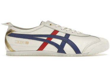Onitsuka Tiger Mexico 66 White Blue Red Metallic Gold