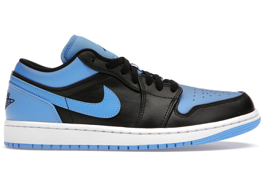 Jordan 1 Low Noir Bleu Université