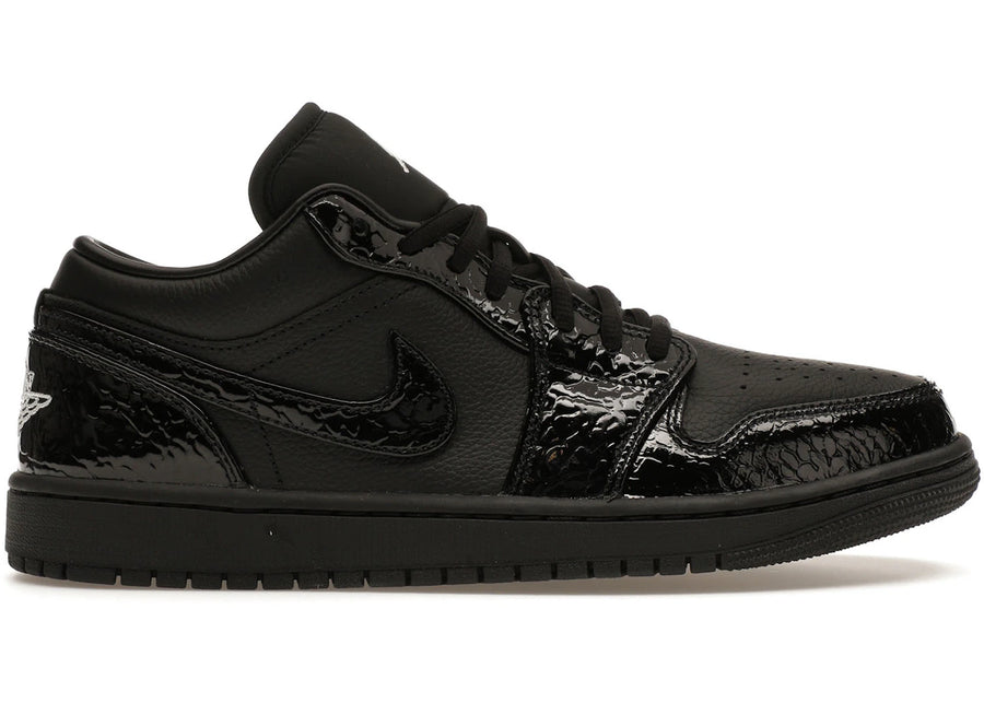 Jordan 1 Low SE Patent Elephant Noir (Femme)
