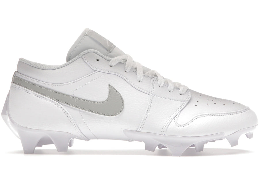 Crampons Jordan 1 Low TD Blanc Gris Brume